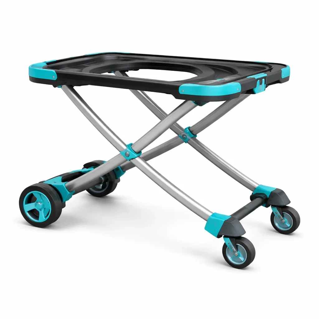 Plateforme roulante pliante multifonction-pillowplot