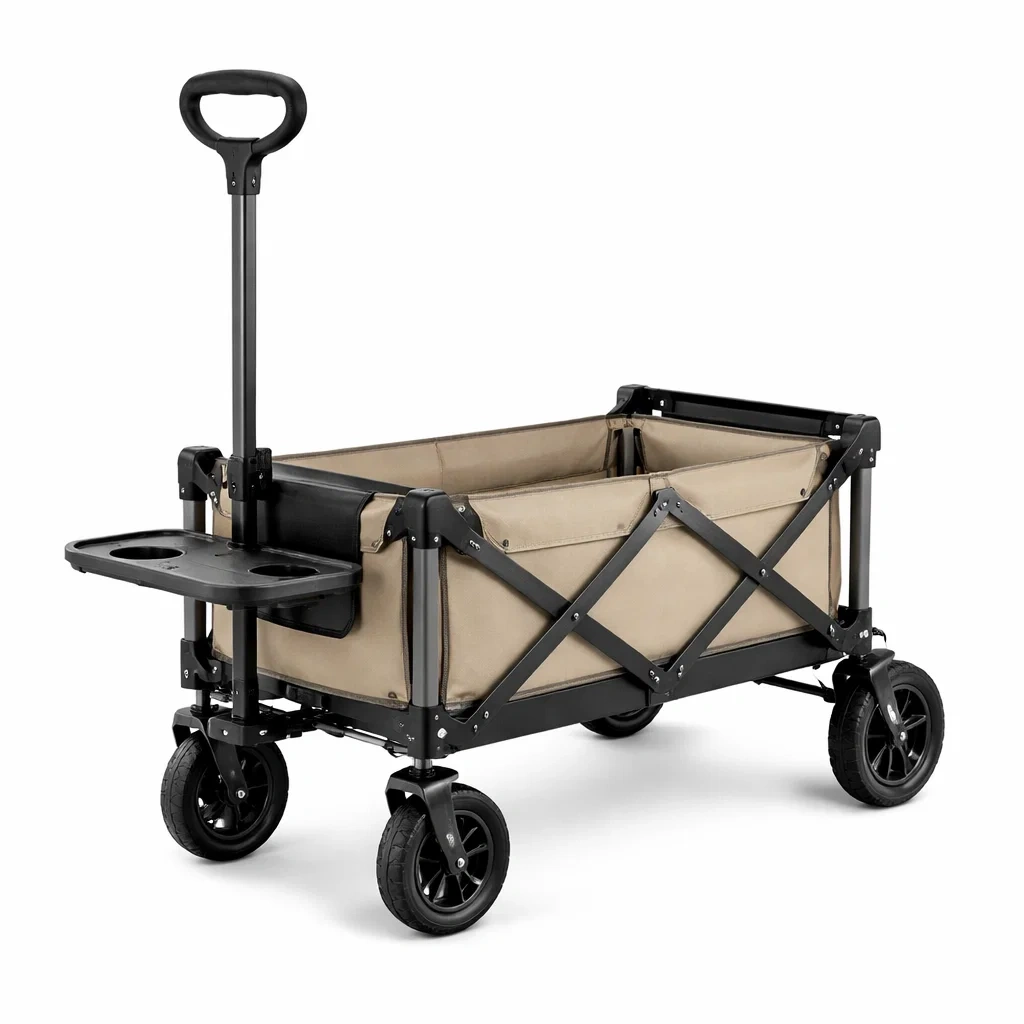 Chariot de transport pliable avec plateau lateral-pillowplot