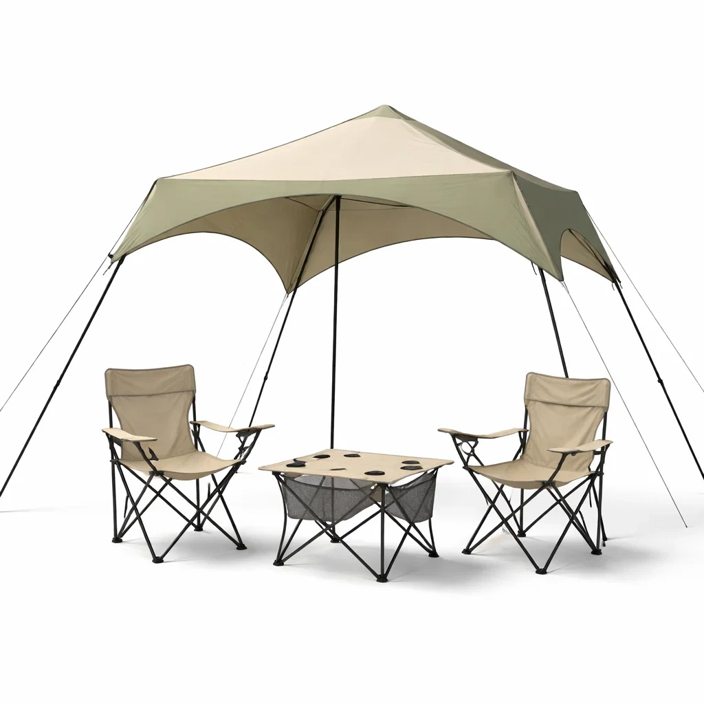 Tonnelle exterieure legere vert kaki-pillowplot