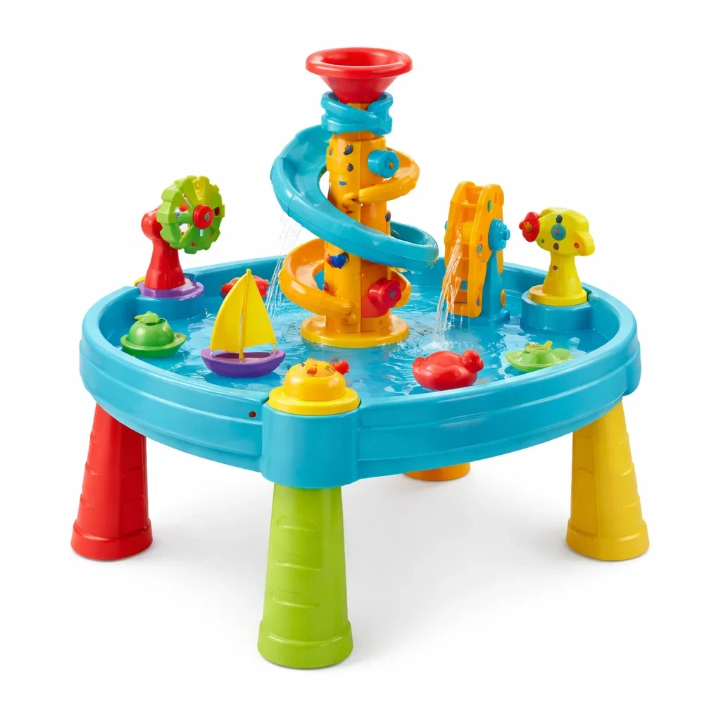 Table deau de jeu pour enfants interactive bleu-pillowplot