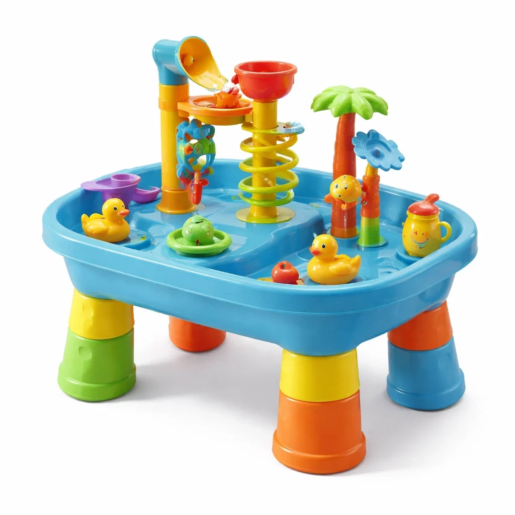 Table deau de jeu pour enfants multifonction bleu-pillowplot