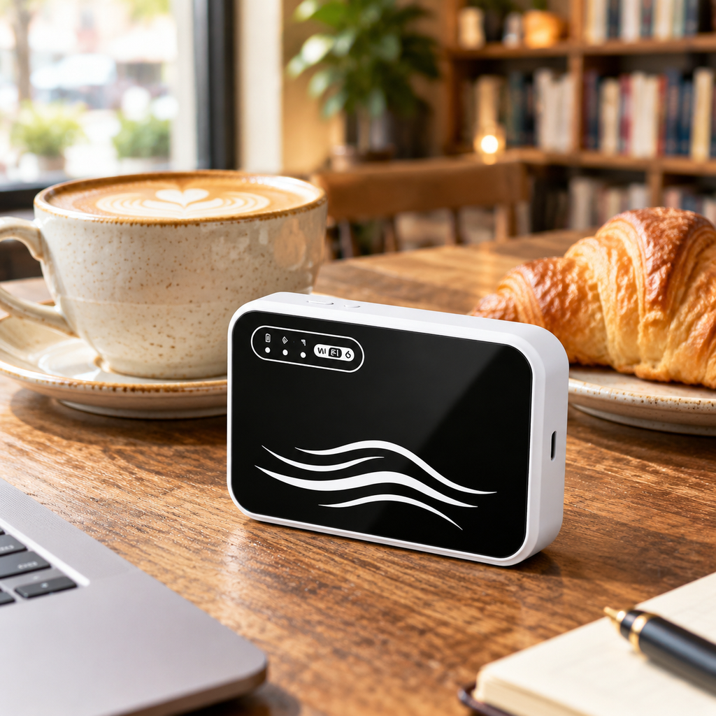 Hordozható zseb WiFi router – globális mobil hotspot SIM kártya nélkül, stabil térerő bárhol