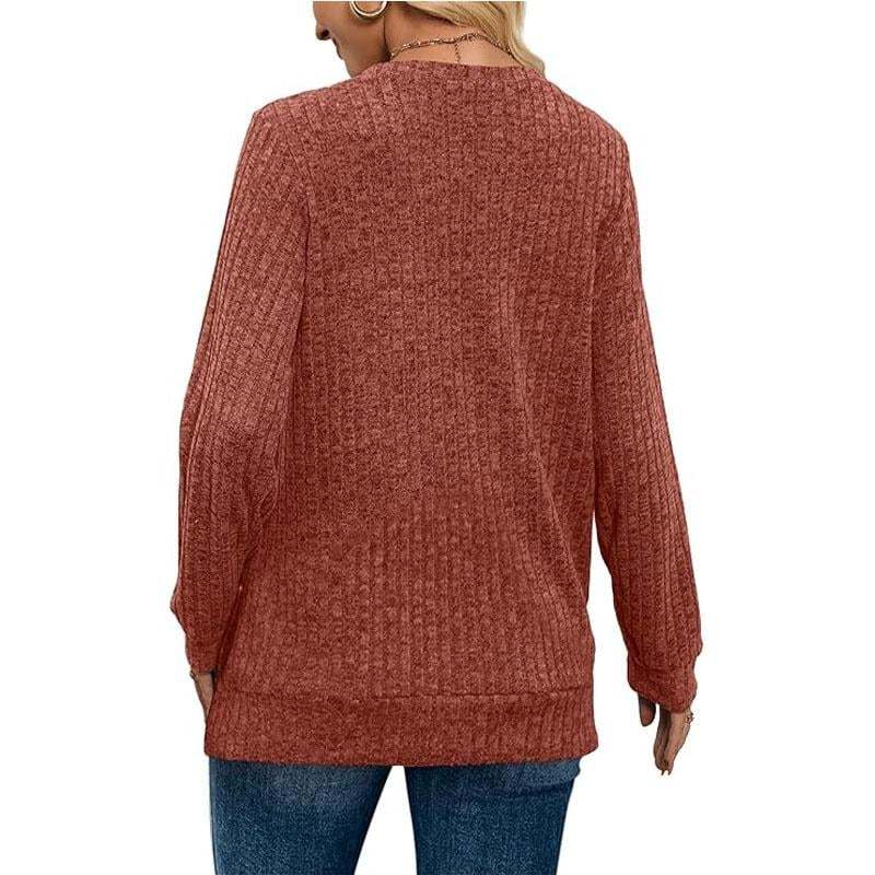 Women Casual Fall Tops Lightweight Tunic Sweaters