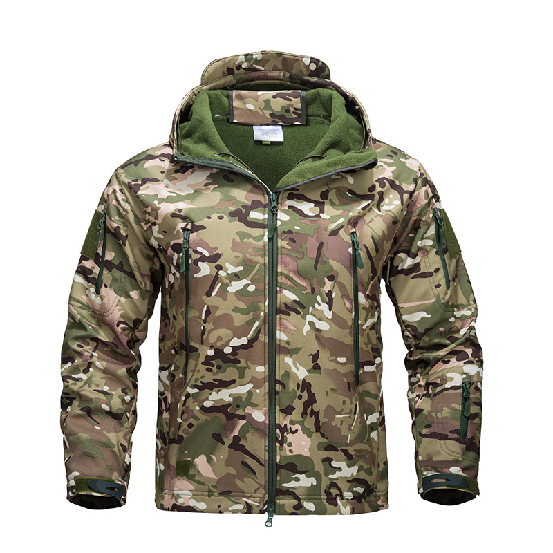 🔥The Last Day 60% OFF🔥Men’s Special Ops Military Tactical Rain Jackets Winter Warm Fleece Softshell Hooded Raincoat Snowboard