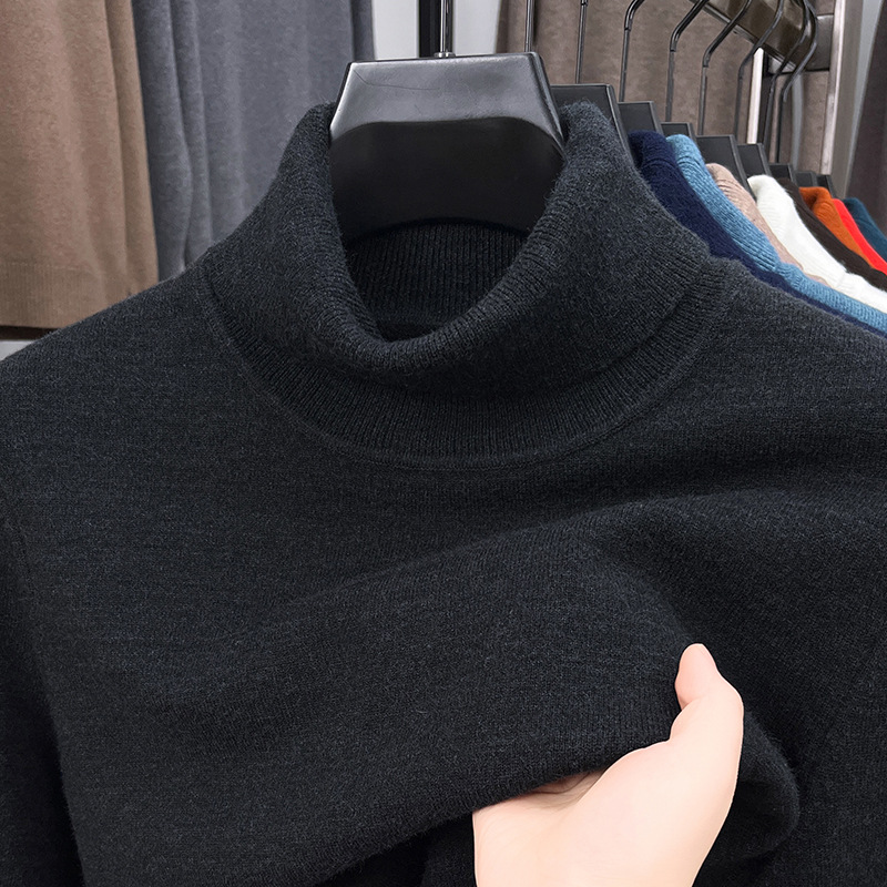Men's Four Seasons Quality Cashmere Turtleneck Knitted Sweater