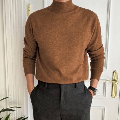 NEW🔥 Men's Cashmere Business Basic Sweater