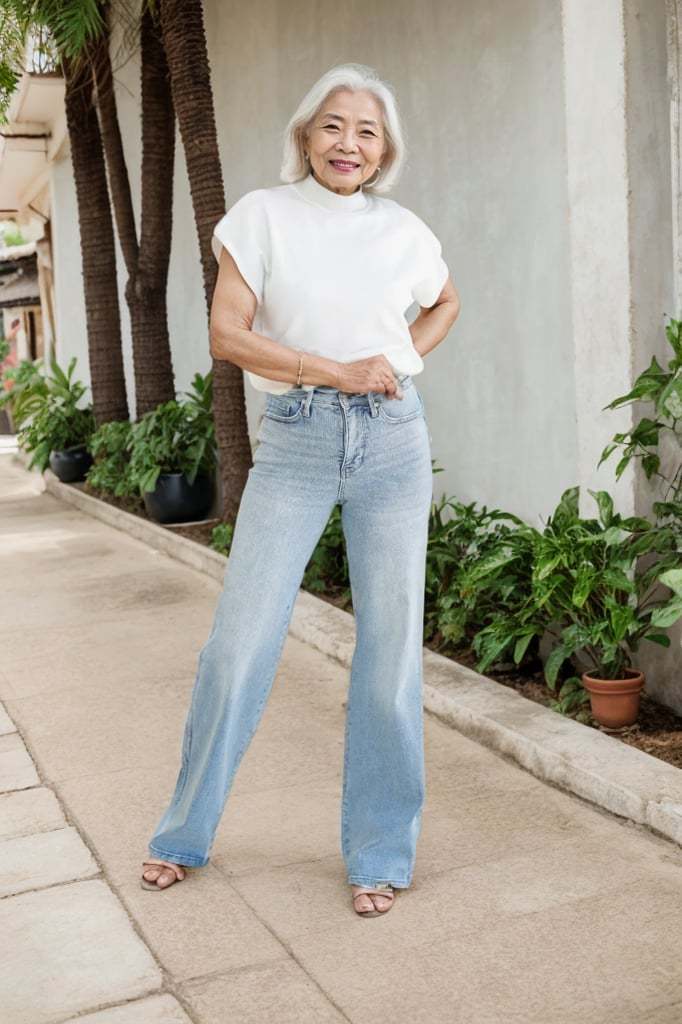 🏆LAST DAY SALE💥 Vintage Wash Plus-Size Jeans — Stretchy, Tummy Control & Straight Leg Fit