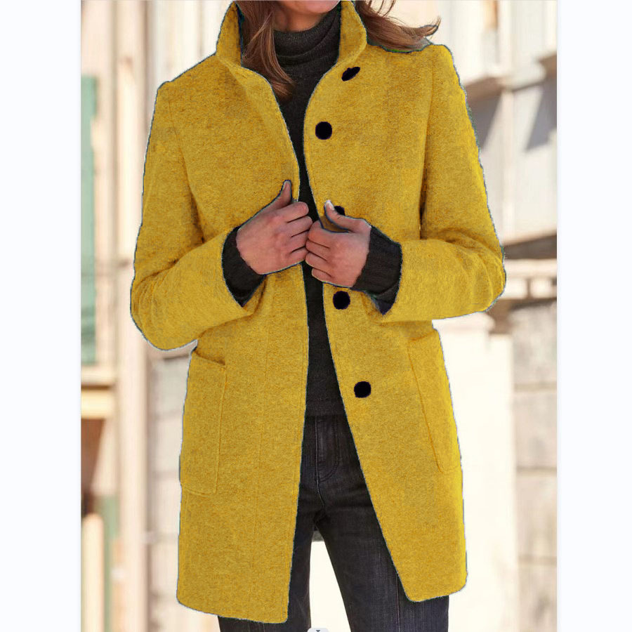 🔥Hot Sale🔥 Casual Vintage Oversized Lapel Button Long Coat