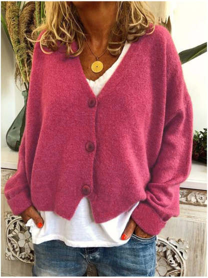 🔥ONLY 36 LEFT IN STOCK-WOMEN COTTON ROUND NECK WOOLEN LONG SLEEVE COAT