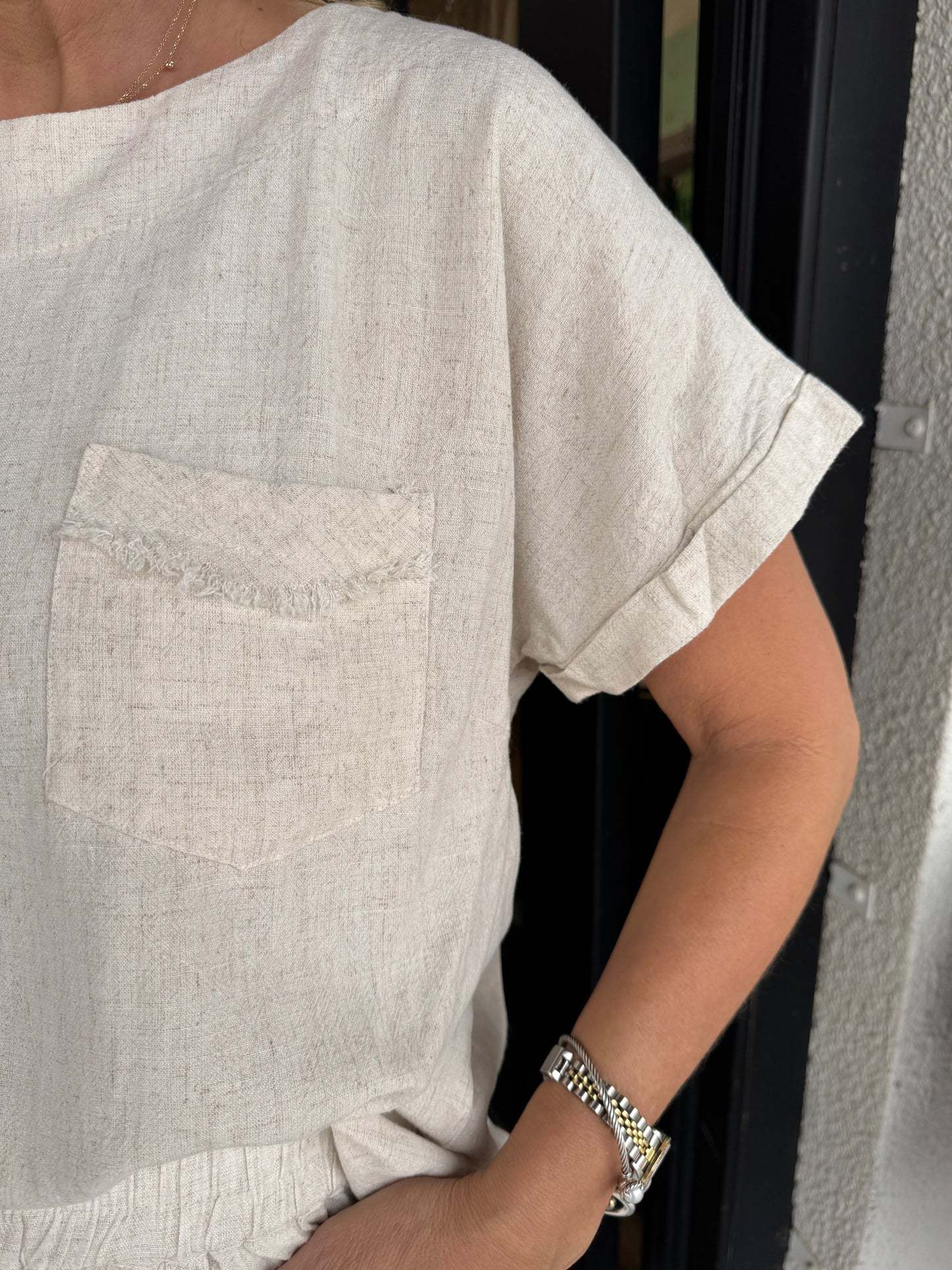 Women's Casual Solid Cotton Linen Lounge Set (Buy 2 Free Shipping)