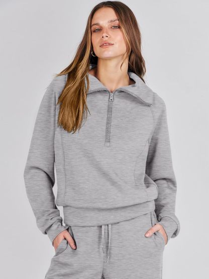 2024 Fall Trendy Outfits Oversized Two Piece Sweatsuit