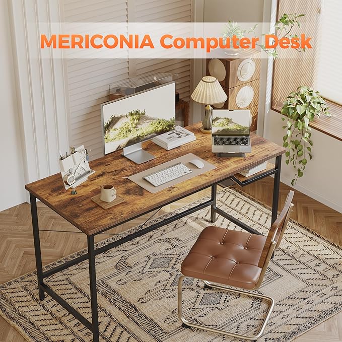 Modern minimalist computer desk 55 x 24 inches