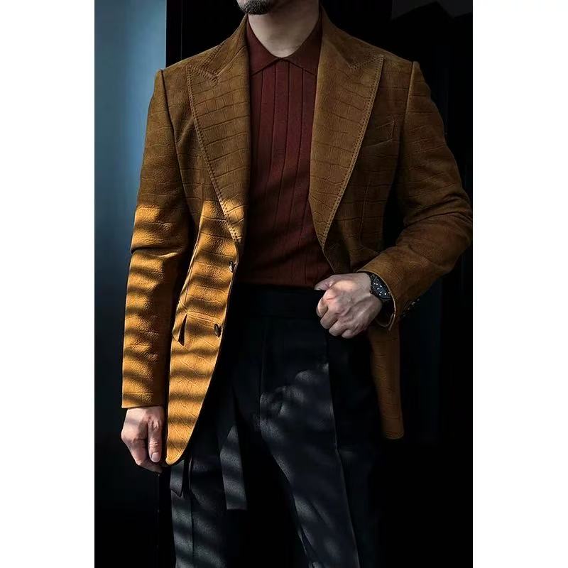 🔥Black Friday 50% off-Collared Knit Long-Sleeve Polo Shirt