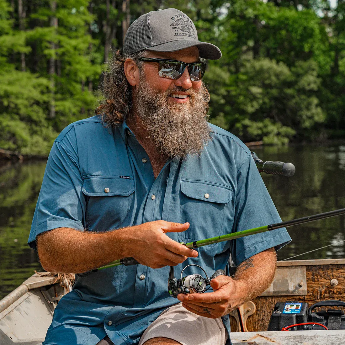 🔥Poncho Mens The Ahi Short Sleeve Shirt