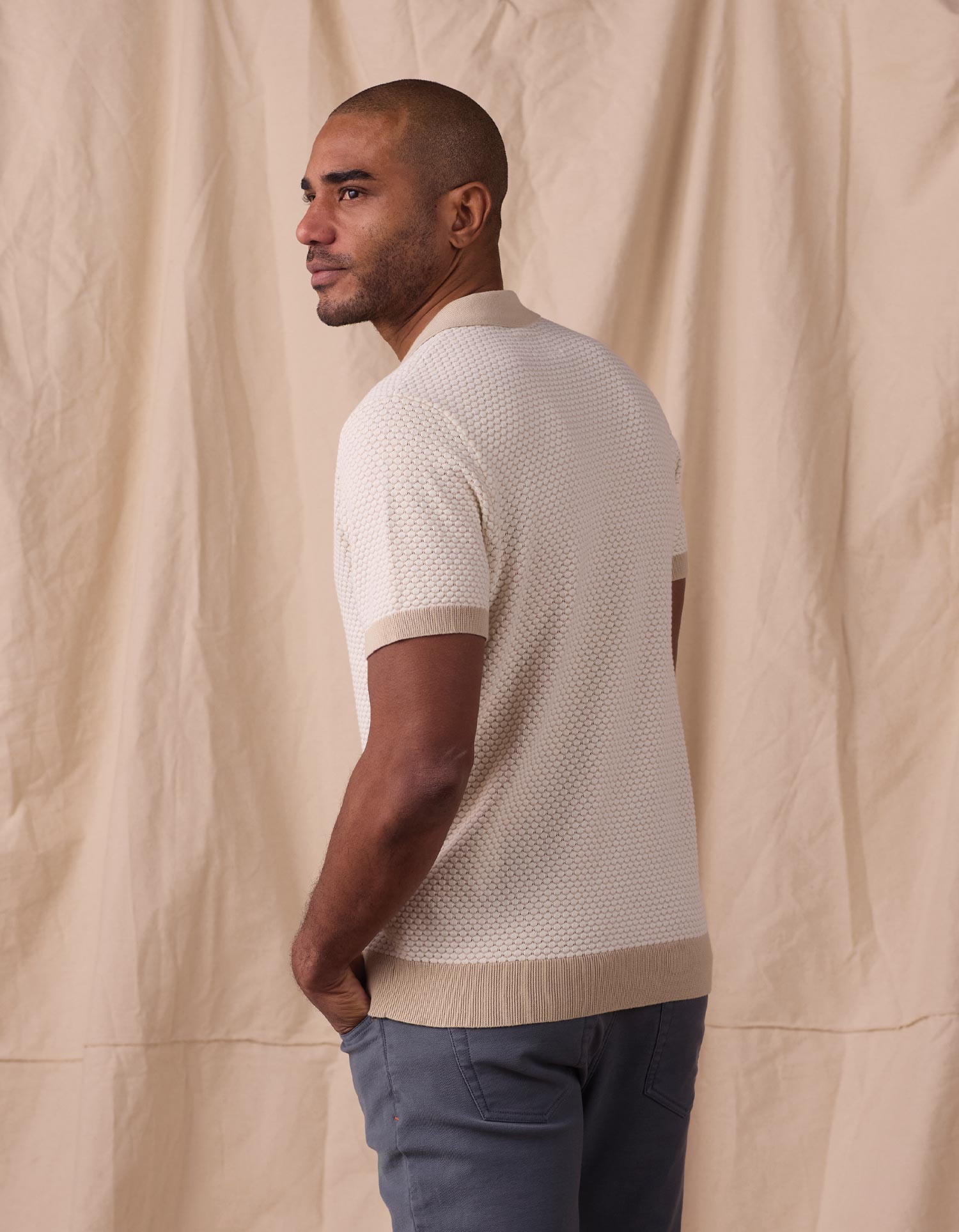 🔥Robles Knit Jacquard Button Up