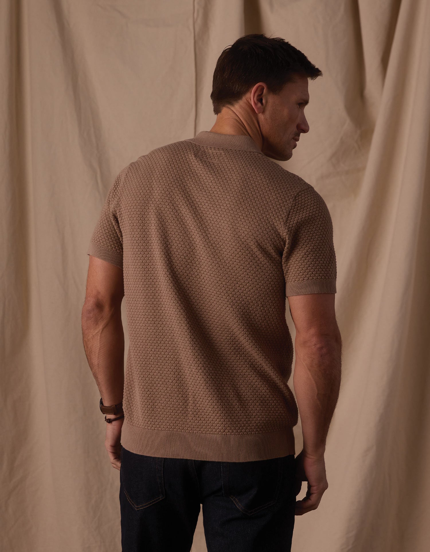 🔥Robles Knit Jacquard Button Up