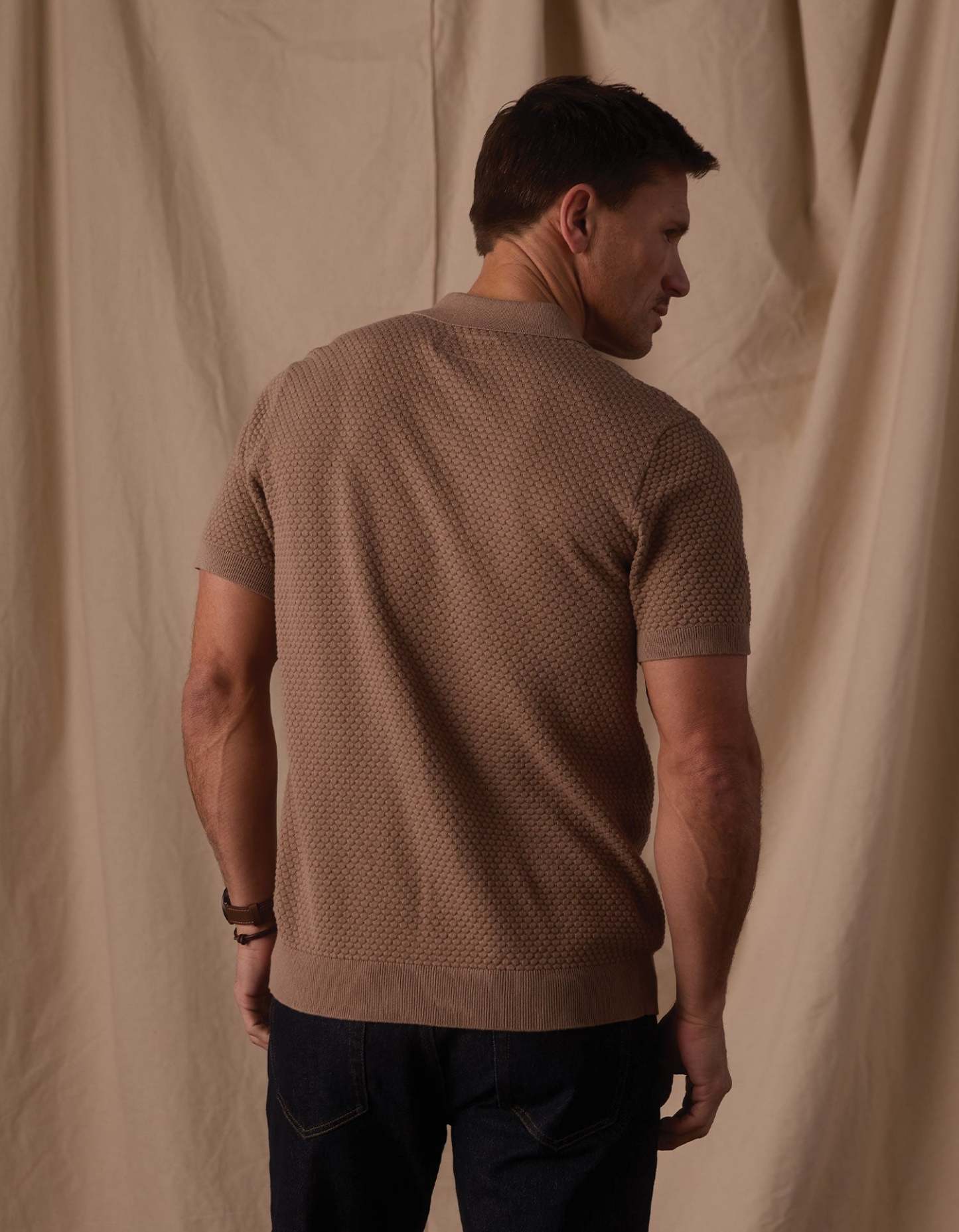 🔥Robles Knit Jacquard Button Up