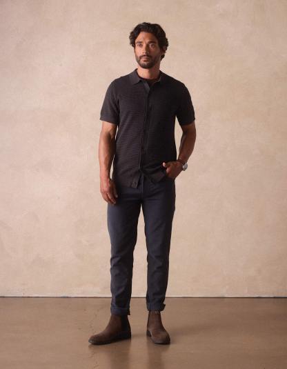 🔥Robles Knit Jacquard Button Up