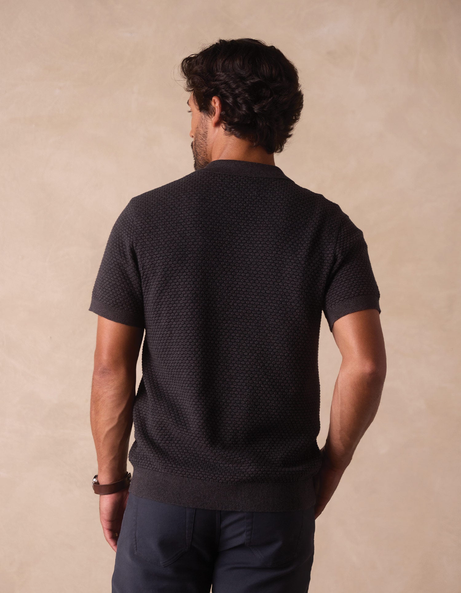 🔥Robles Knit Jacquard Button Up