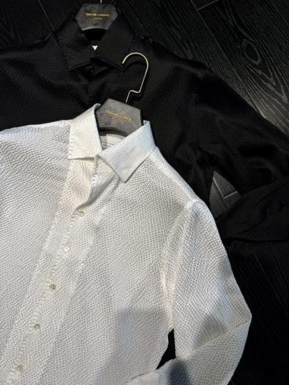 Black Label Series | Bubble-Style Handcrafted Shirt