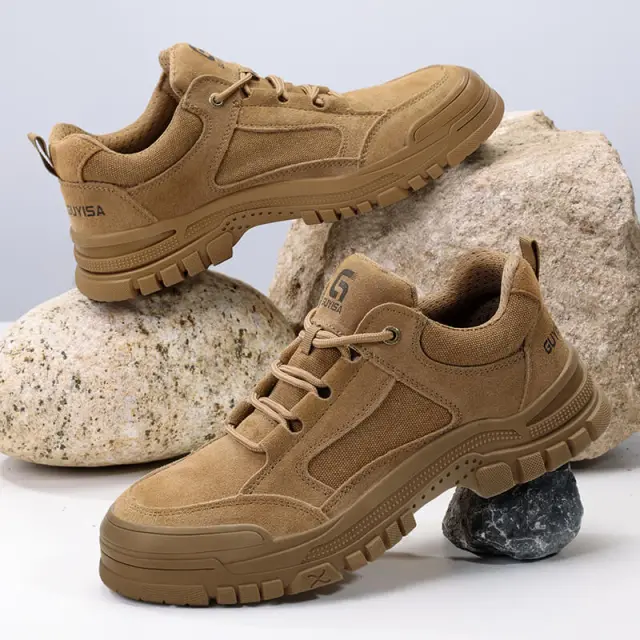 Hiking safety shoes European standard steel toe new safety shoes