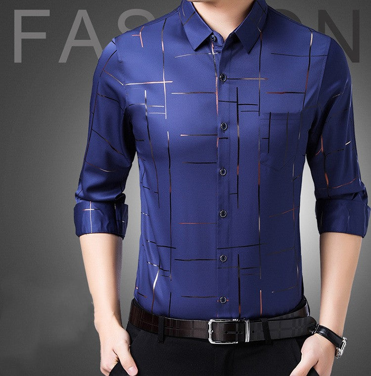 🔥Men's Thin Iron-free Shirt