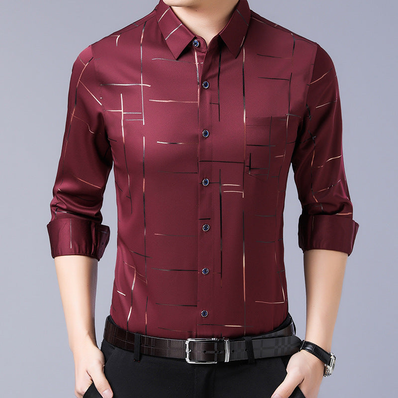 🔥Men's Thin Iron-free Shirt