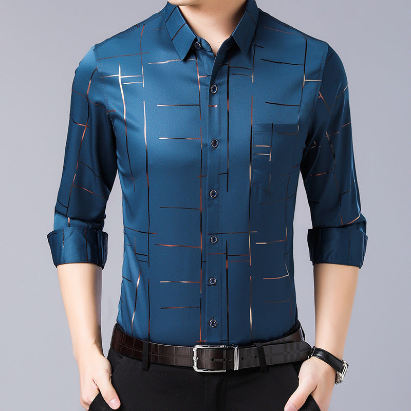 🔥Men's Thin Iron-free Shirt
