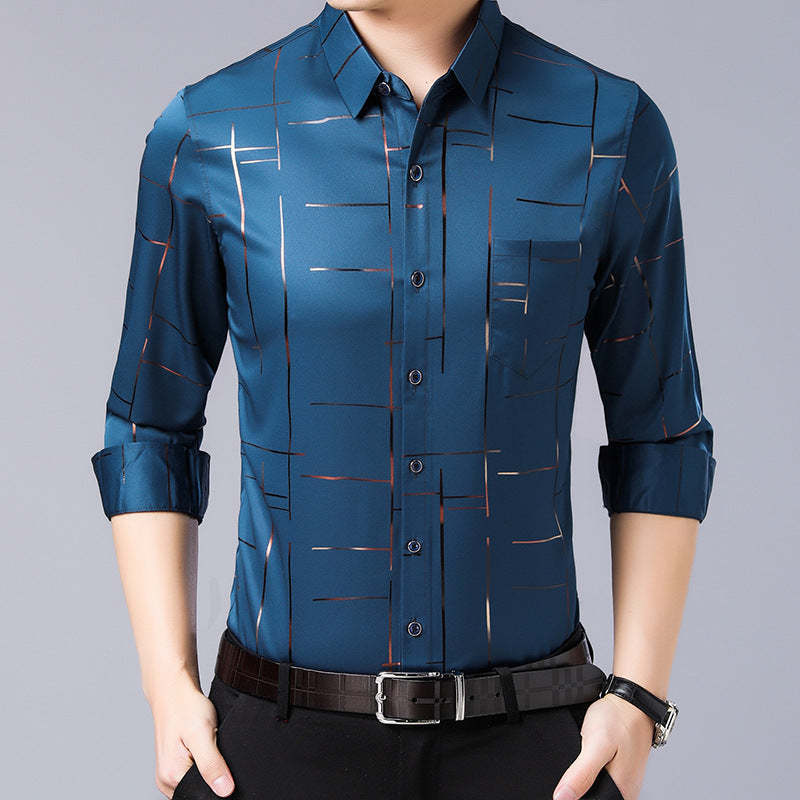 🔥Men's Thin Iron-free Shirt
