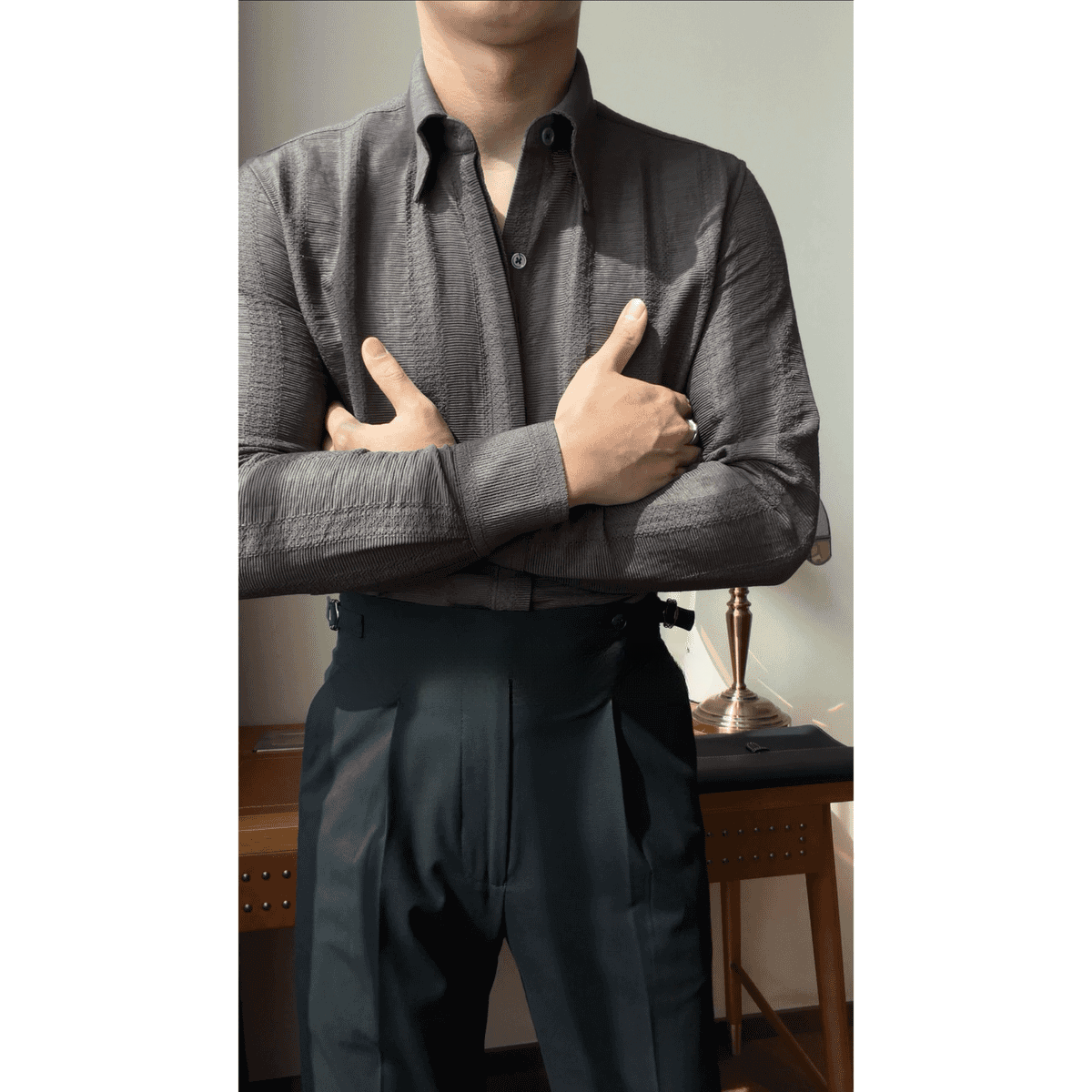 2026 Spring New Arrival: Men's Premium-Quality, Edgy-Chic Long-Sleeve Casual Shirt for Spring and Fall