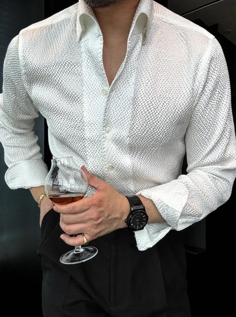 Black Label Series | Bubble-Style Handcrafted Shirt