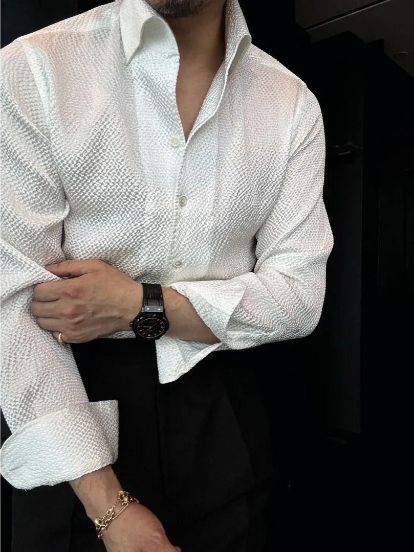 Black Label Series | Bubble-Style Handcrafted Shirt