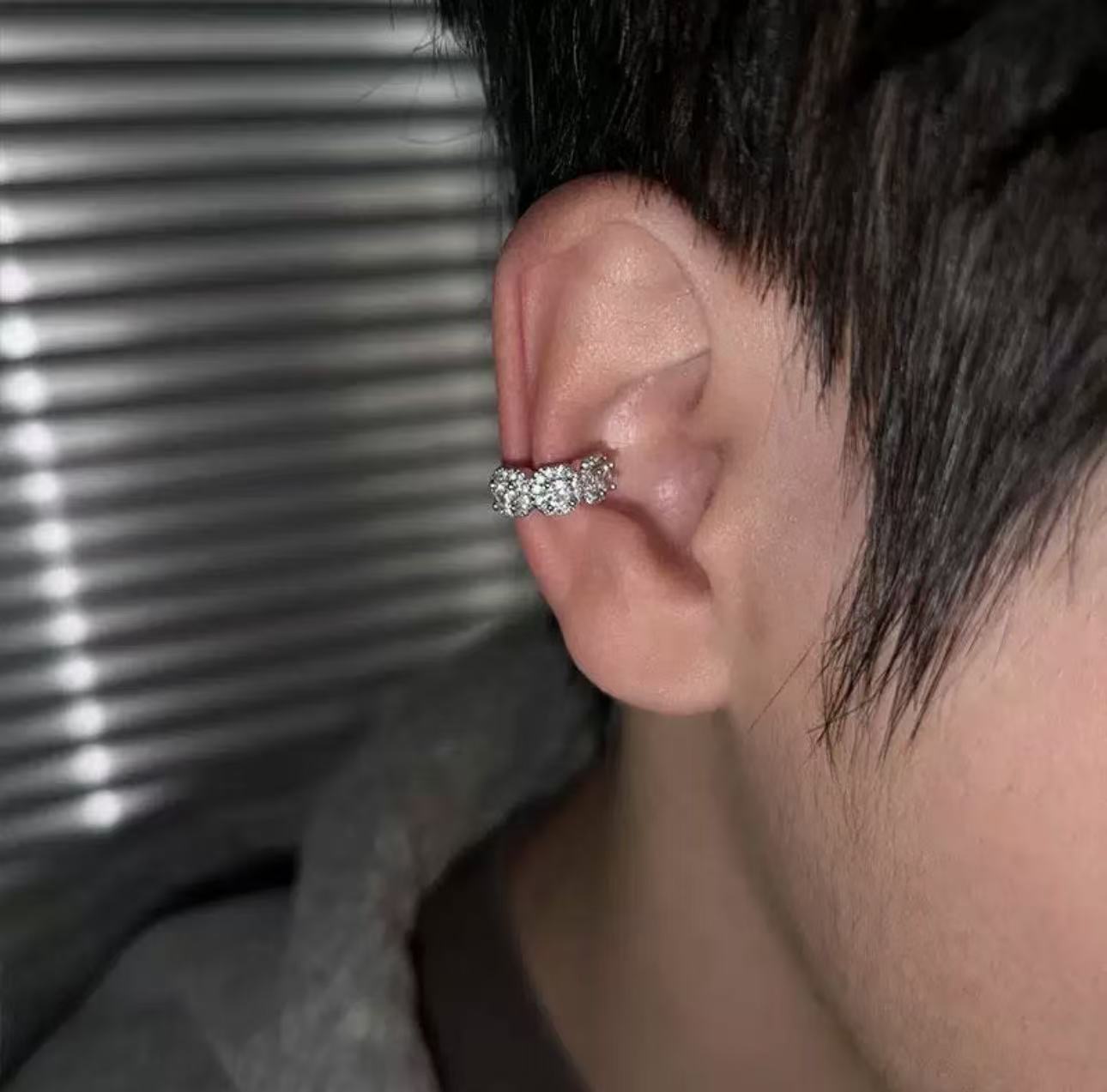 American Trendy Cross Zircon Pendant Necklace for Men, Minimalist & Versatile Titanium Steel Sweater Chain, Couple Clavicle Necklace Jewelry