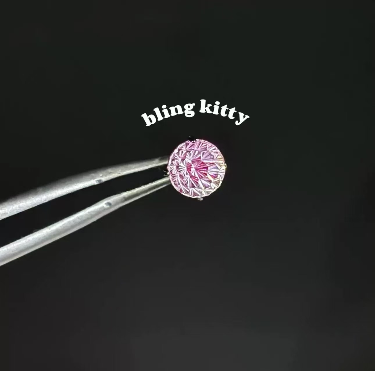 Aurora gradient fireworks cut titanium alloy outer spiral super flash 6mm to 8mm ear ornament ear bone stud