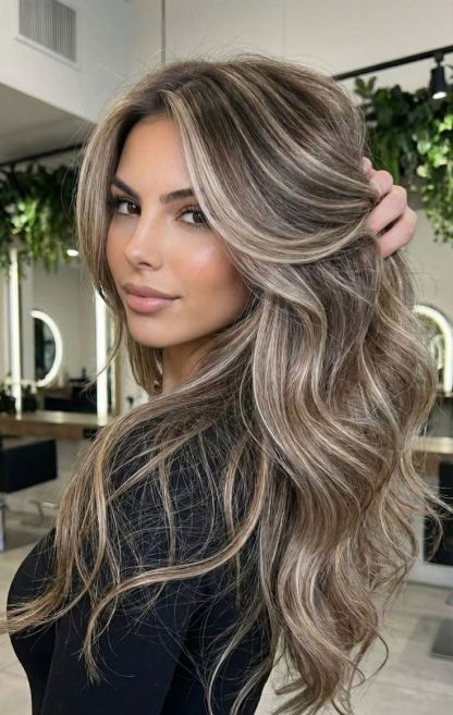 Free Part Lace Front Long-13×6 Length Curly Ombre Blonde with Highlights Glue less Synthetic Wig for Women 24 Inches