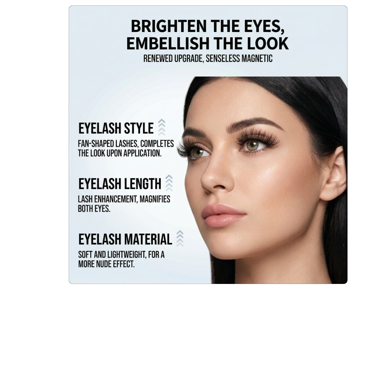 Self-Adhesive Lashes| Press-On Eyelash Clusters, Ultra-Thin Self-Adhesive Jelly Band - Beginner Friendly Lightweight Easy Apply DIY Individual False Eyelashes, Must-Have Trending Best Selling Gift Set