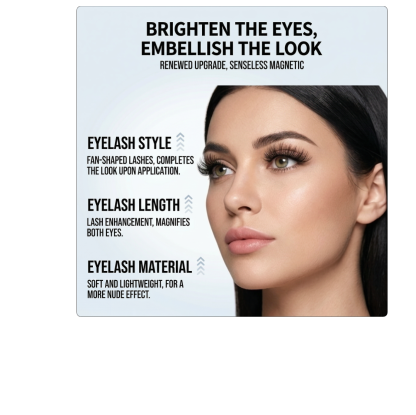 Self-Adhesive Lashes| Press-On Eyelash Clusters, Ultra-Thin Self-Adhesive Jelly Band - Beginner Friendly Lightweight Easy Apply DIY Individual False Eyelashes, Must-Have Trending Best Selling Gift Set