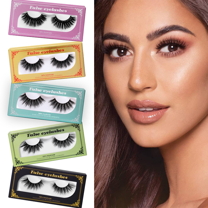 1 PACK Eyelashes 3D Mink False Makeup Fake Eye Lashes Faux Cils Make Up Beauty Tools