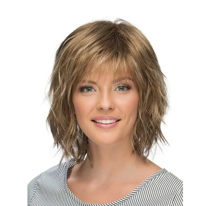 New Arrival: Stylish Side-Parted Ombré Platinum Blonde Short Curly Bob Wig for Women