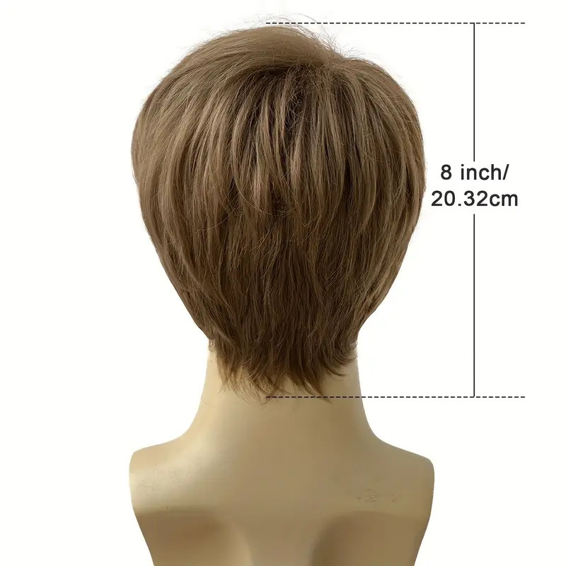 New Arrival: Best-Selling Premium Business Men's Wig — Sophisticated Silver-Gray Short-Hair Toupee