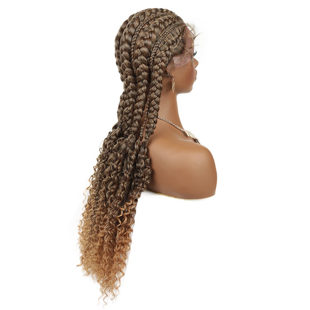 Lace-Front Braided Wig — African-Style Dreadlock Wig