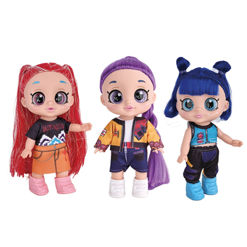 Kpop dolls anime action figure set,10 inch 5 joints can play music,rumi mira zoey dolls,gifts for kids,girls&boys toys