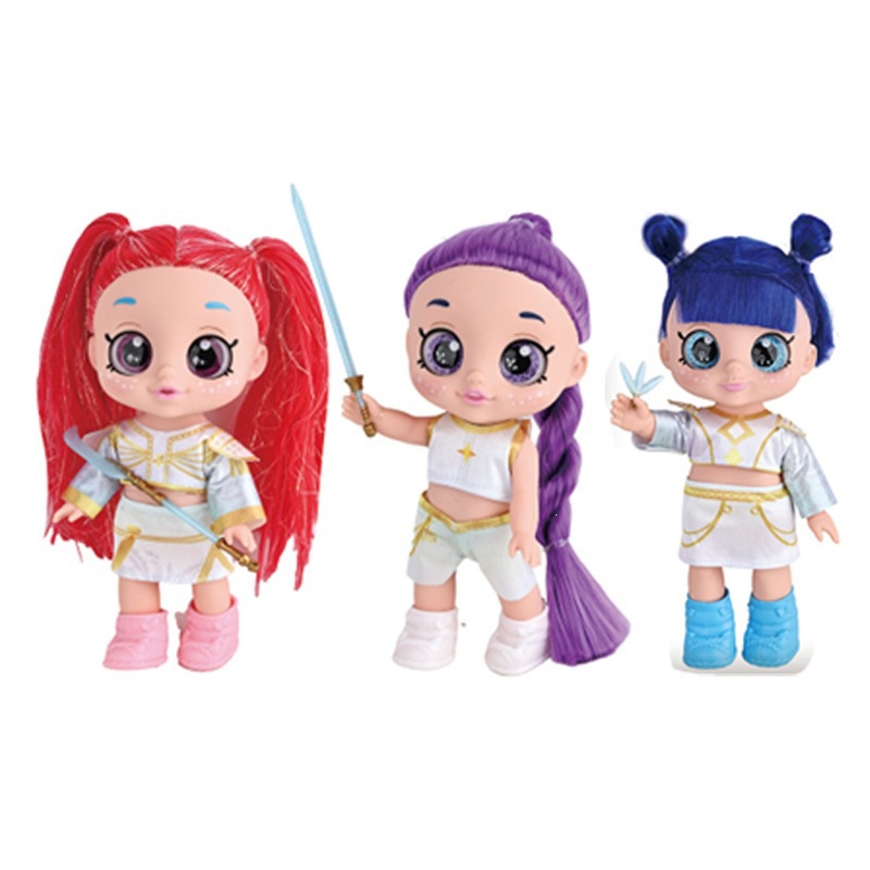 Kpop dolls anime action figure set,10 inch 5 joints can play music,rumi mira zoey dolls,gifts for kids,girls&boys toys