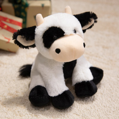 Crouching Forest Animal Plush Toy – Little Sheep (Soft Doll/Gift for Children)