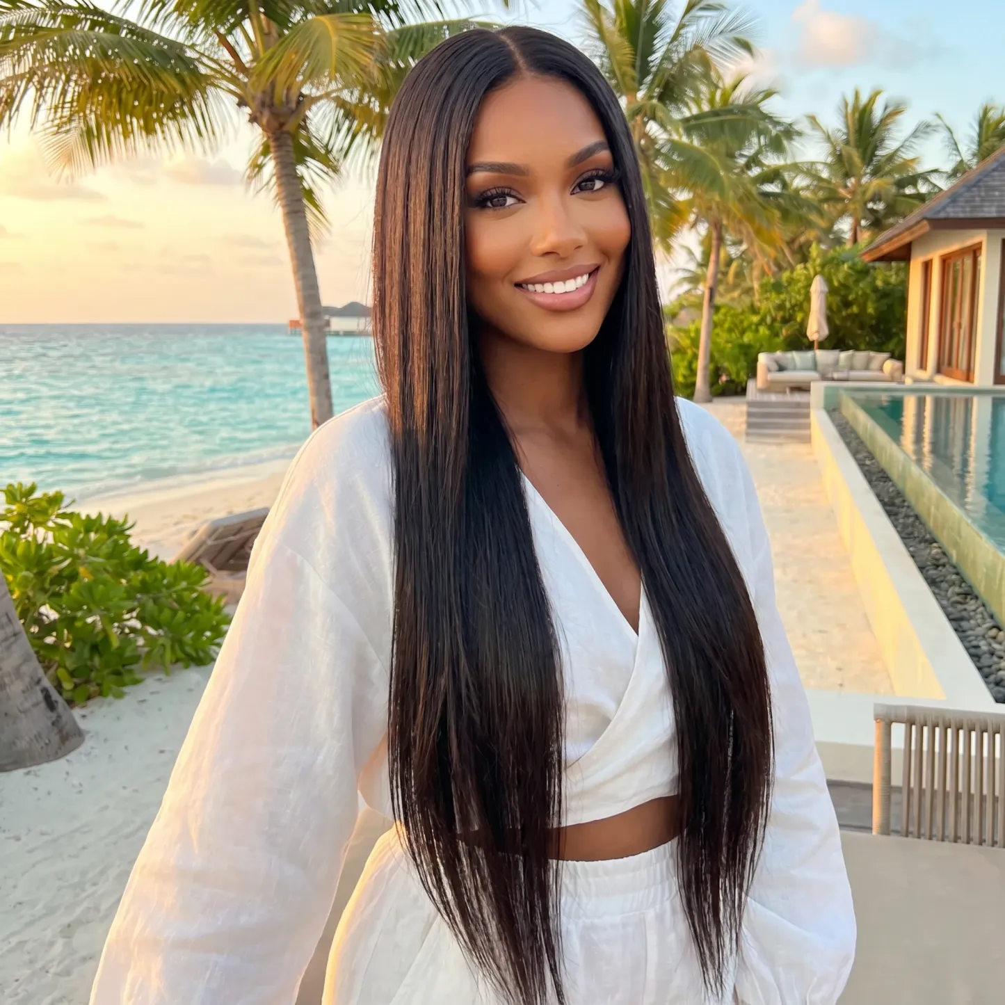 Straight Human Hair Wig Straight Human Hair Wigs for Black Women Upgrade U part Wig No Leave Out 12A Glueless Kinky Straight V Shape Clip in Half Wig No Glue No Sew Beginner Friendly 180% Density Wig