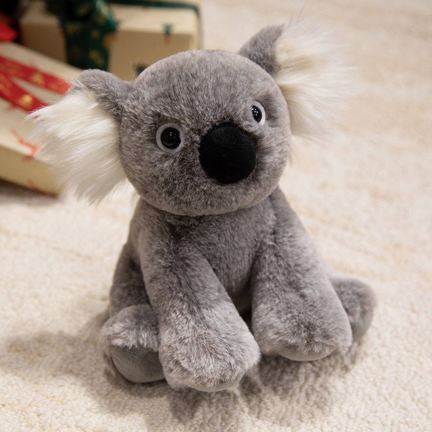 Crouching Forest Animal Plush Toy – Little Sheep (Soft Doll/Gift for Children)
