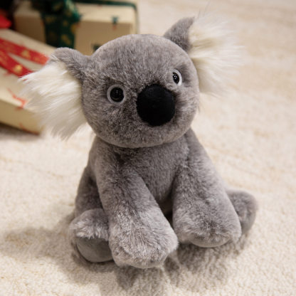 Crouching Forest Animal Plush Toy – Little Sheep (Soft Doll/Gift for Children)