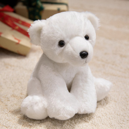 Crouching Forest Animal Plush Toy – Little Sheep (Soft Doll/Gift for Children)