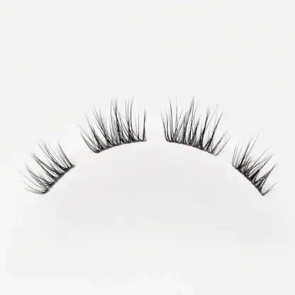 Fox Eye Lashes Fluffy Lash Clusters ,C Curl False Eyelashes Left & Right Cluster Eyelash Extensions 144 PCS Individual Lashes Fox Eye Manga Lashes DIY At Home