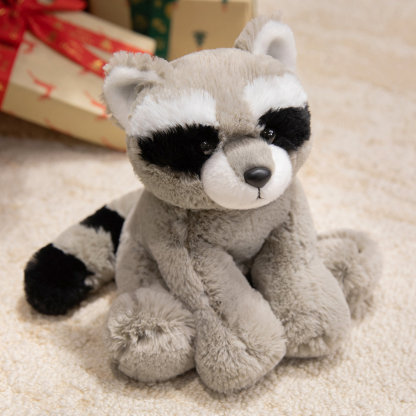 Crouching Forest Animal Plush Toy – Little Sheep (Soft Doll/Gift for Children)